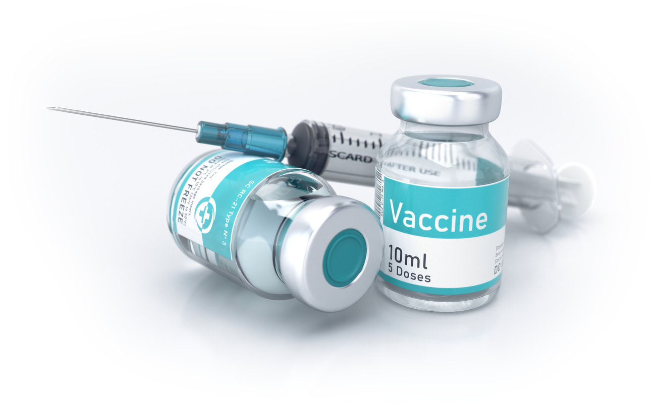 Impfstoff und Impfspritze